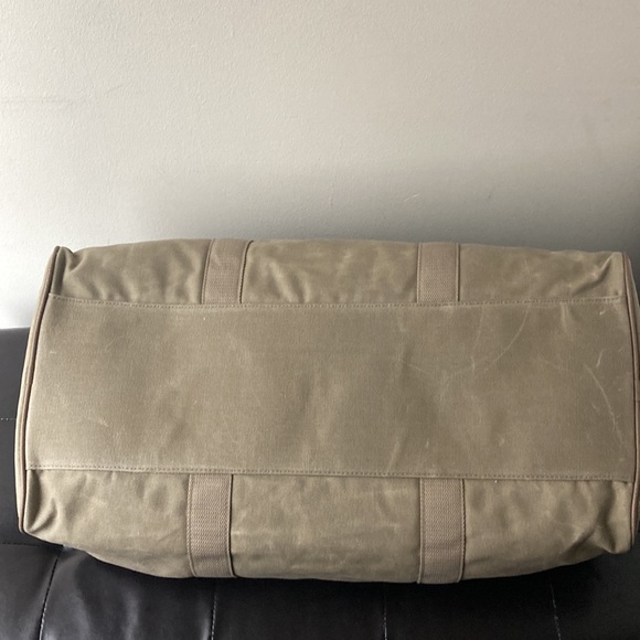 HEARTH & HAND Magnolia Canvas Travel Duffel Bag Khaki - Picture 9 of 14